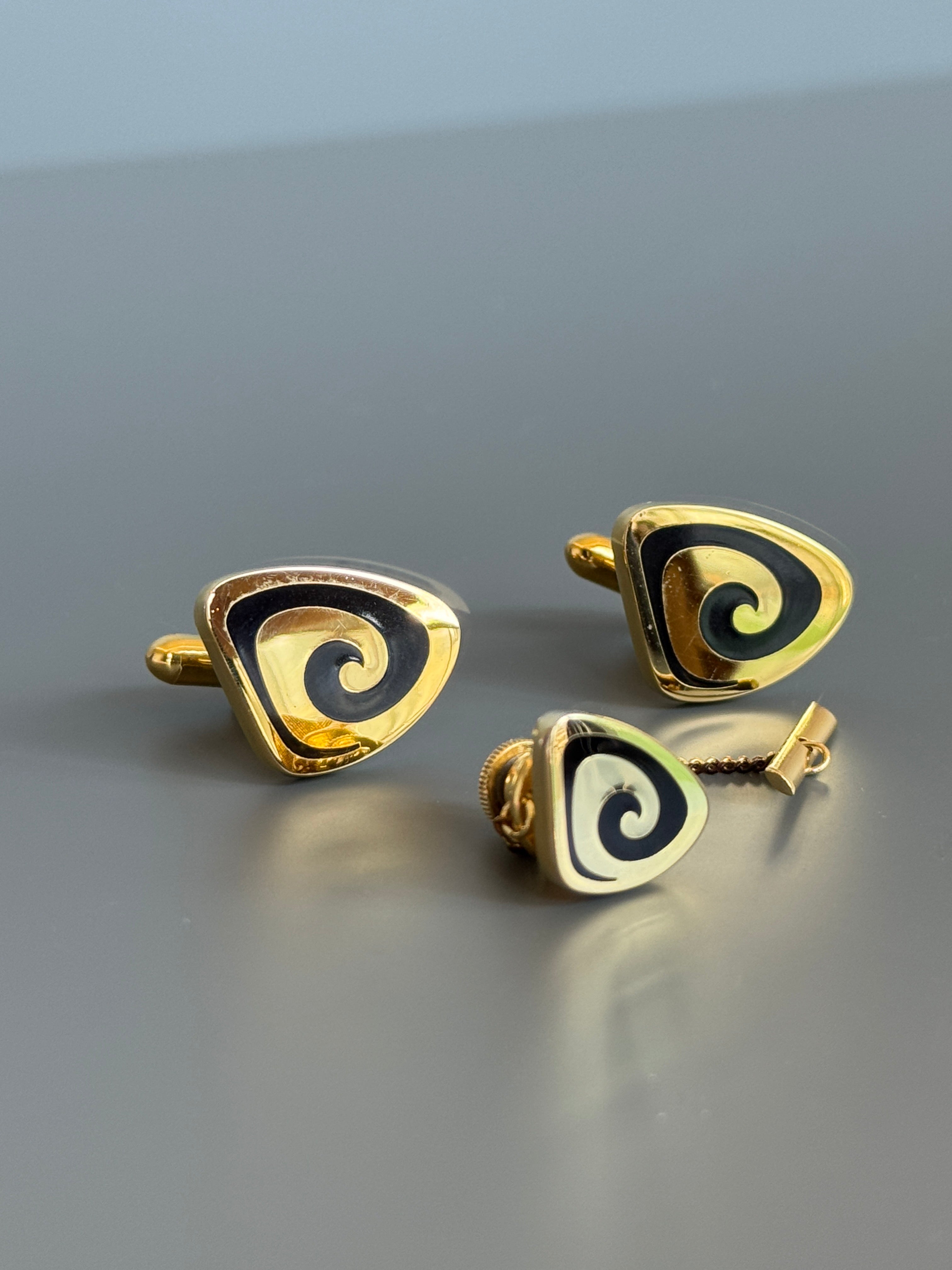 Pierre Cardin Paris Luxury Cufflink & Tie Pin - Stylish Men's Accessory
