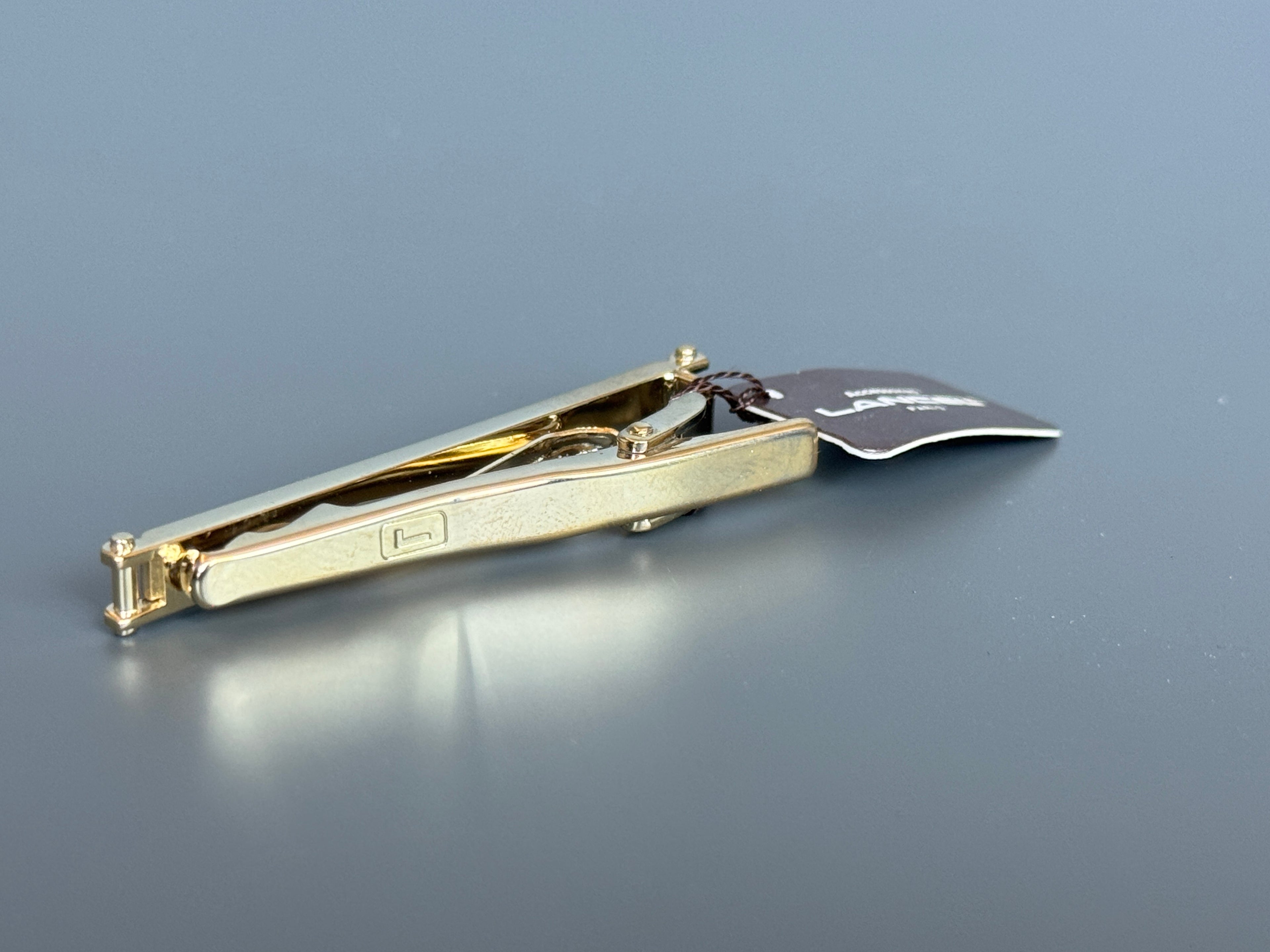 Lancel Paris Gold Colored Tie Pin - Stylish Men's Accessory
