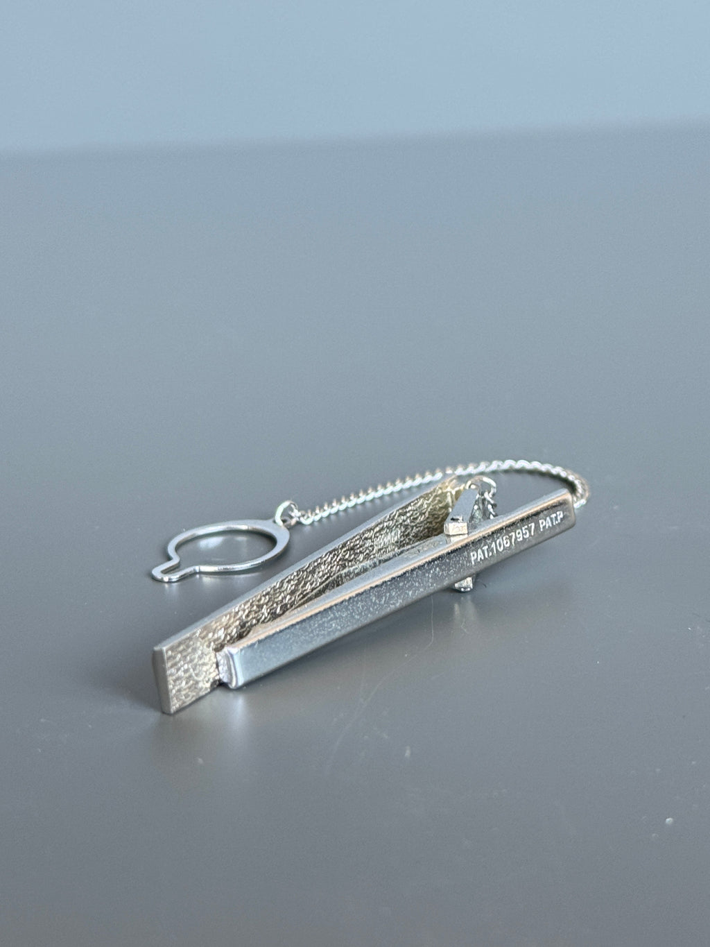 Louis Feraud Minimalist Silver Tone Tie Pin - Luxury Men's Accessories