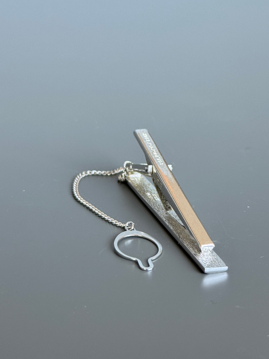 Louis Feraud Minimalist Silver Tone Tie Pin - Luxury Men's Accessories