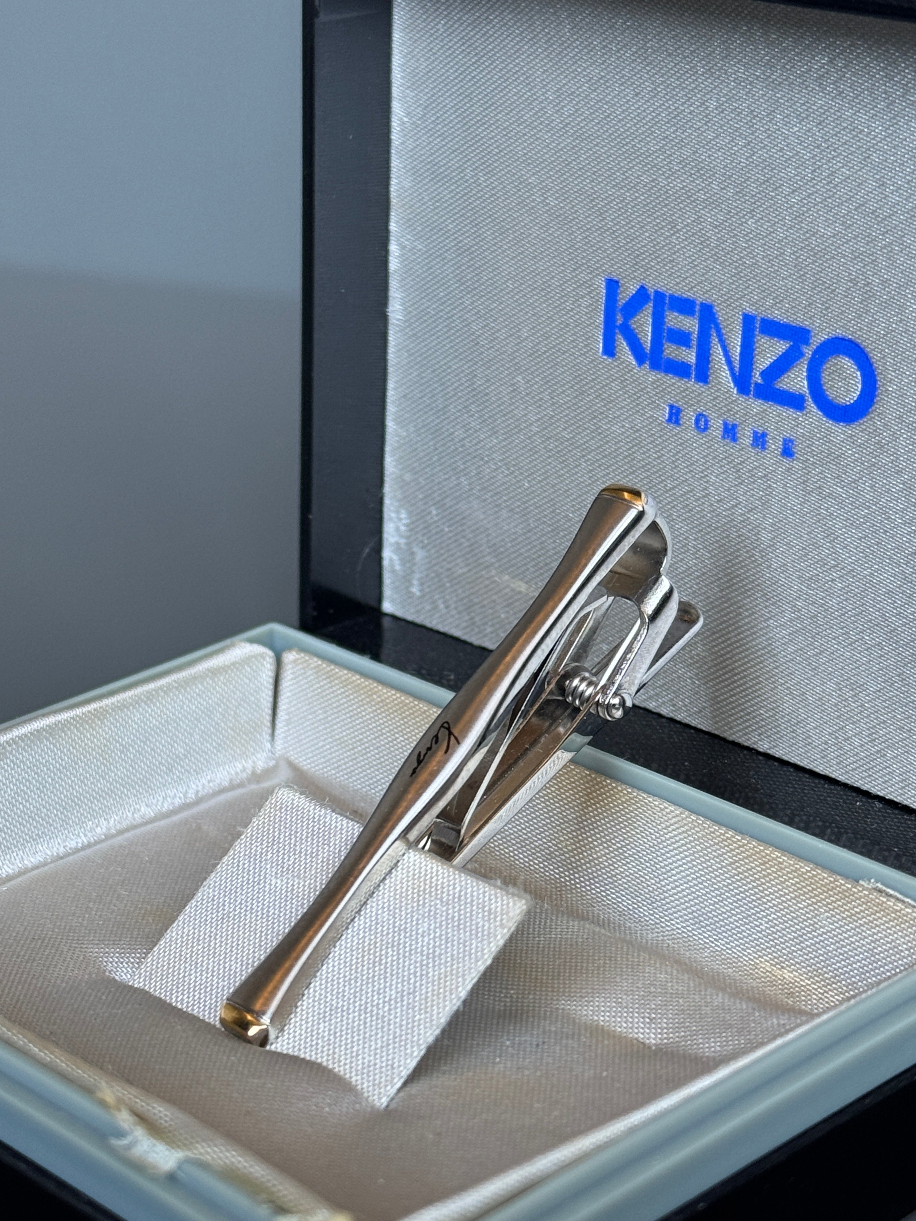 Kenzo Homme Tie Pin - Elegant Metal Design (Vintage / Collectible)