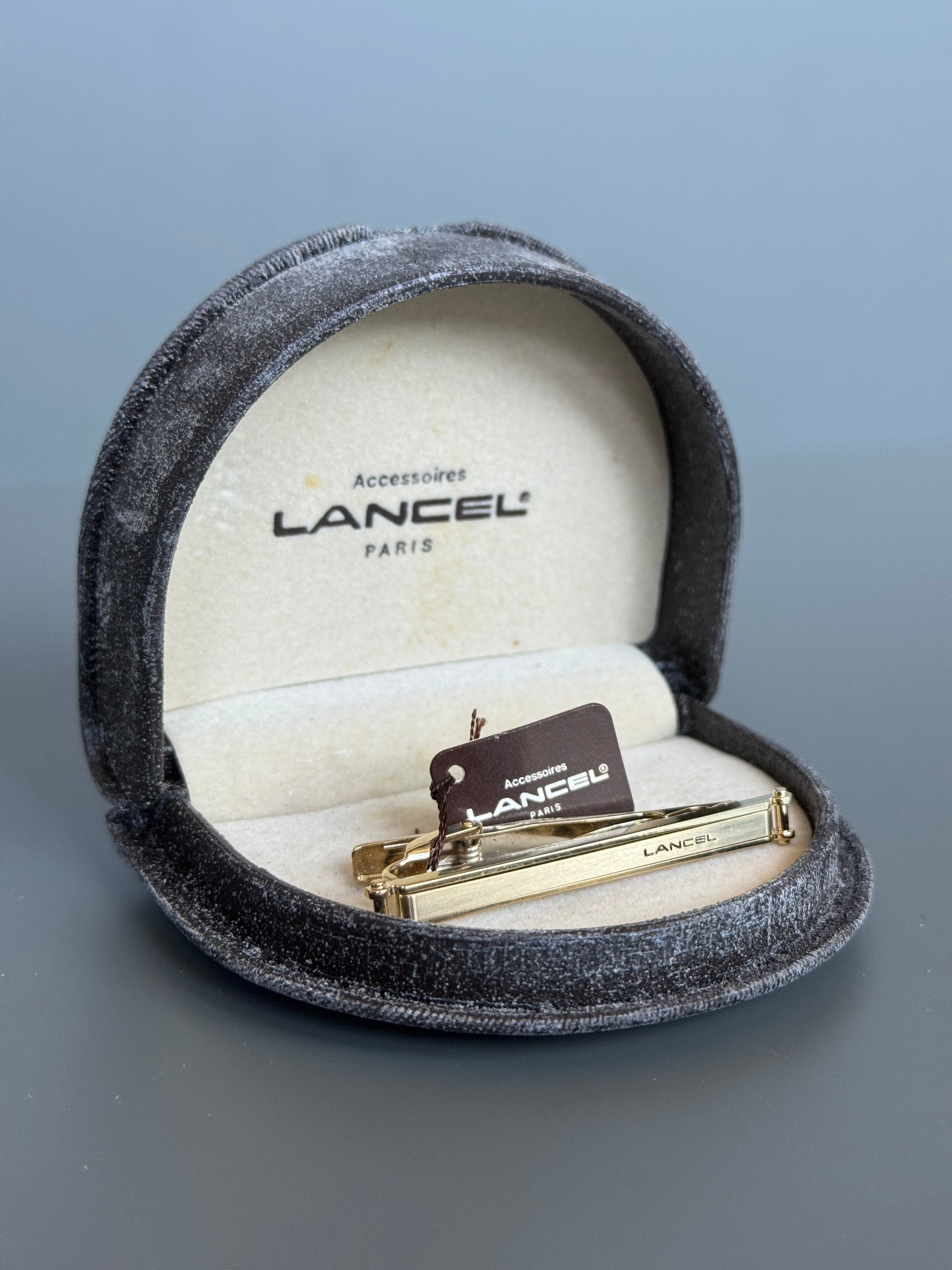 Lancel Paris Gold Colored Tie Pin - Stylish Men's Accessory