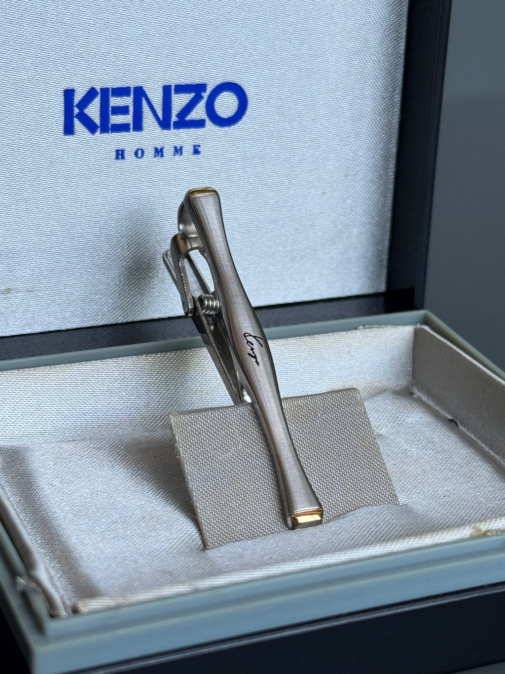 Kenzo Homme Tie Pin - Elegant Metal Design (Vintage / Collectible)