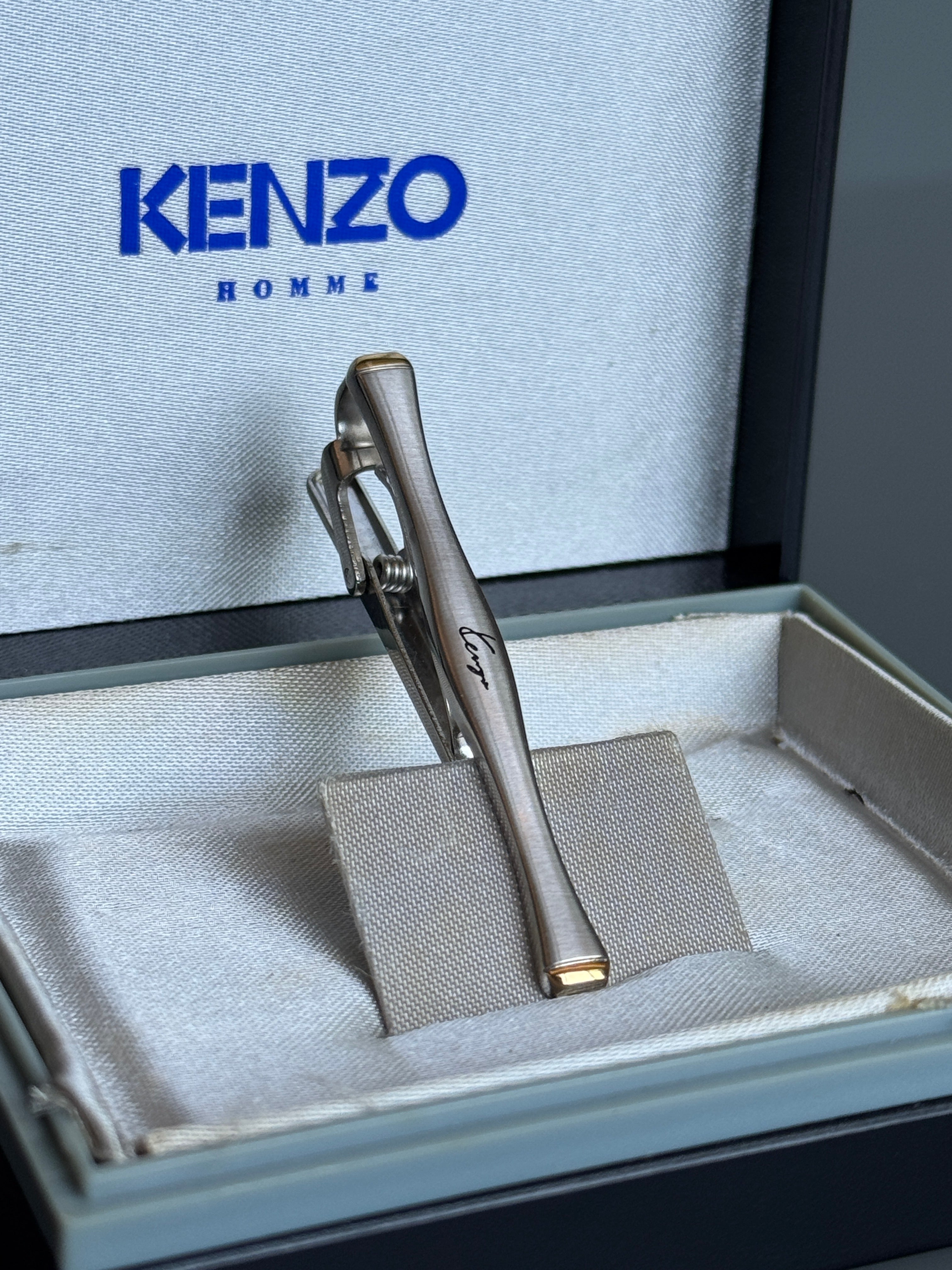 Kenzo Homme Tie Pin - Elegant Metal Design (Vintage / Collectible)