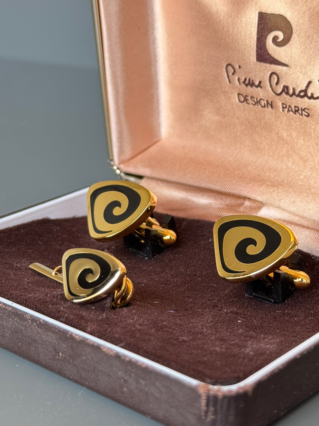 Pierre Cardin Paris Luxury Cufflink & Tie Pin - Stylish Men's Accessory